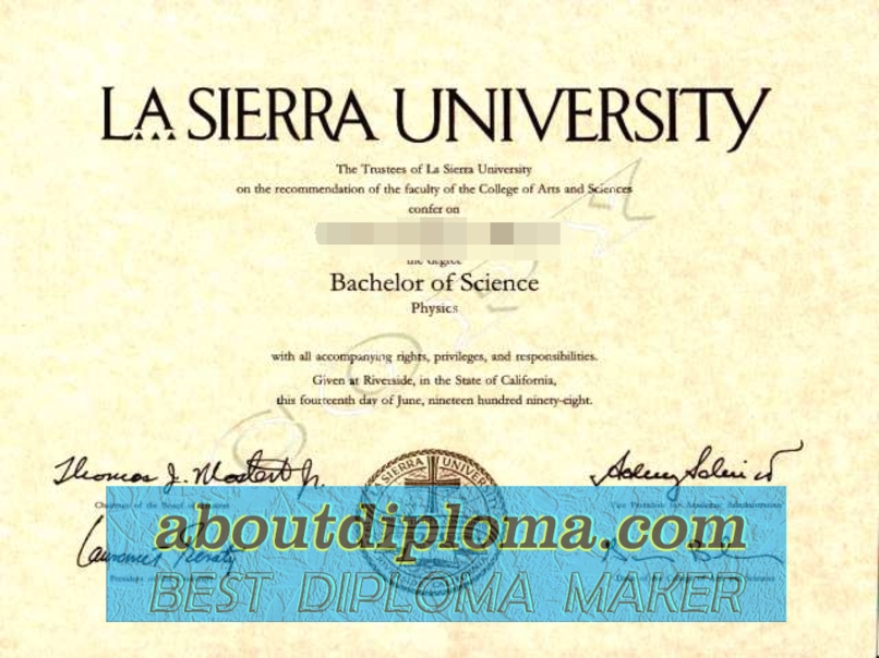 Buy Online La Sierra University Diploma: A Comprehensive Guide - 专业证书