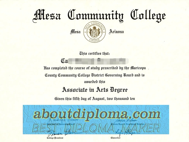 How to Create a Fake Mesa Community College Degree: Step-by-Step Guide - 专业证书