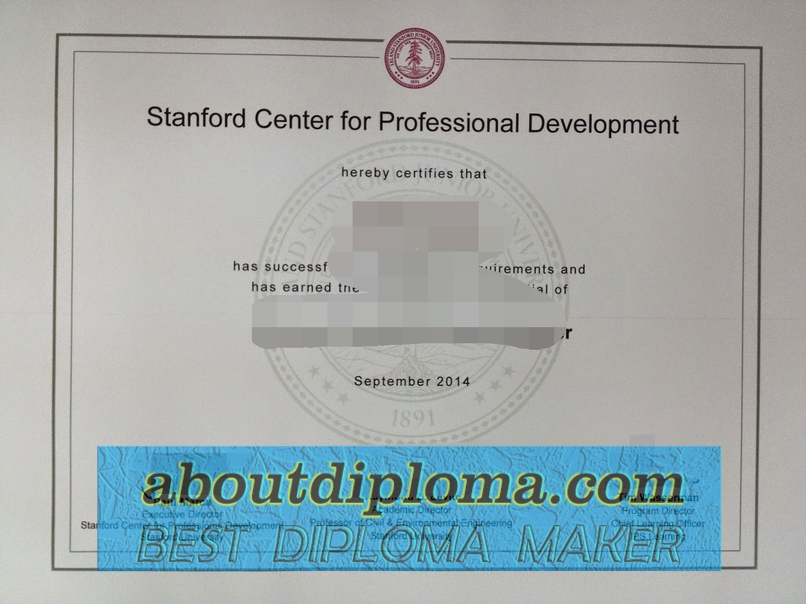 How to Create a Fake Stanford Center for Professional Development Degree: Step-by-Step Guide - 专业证书