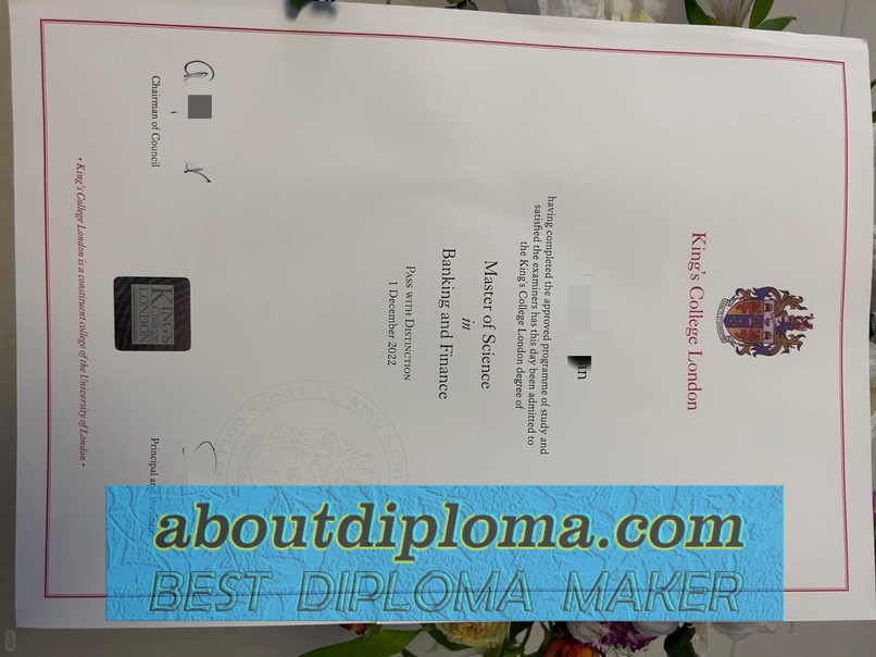 Buy Online King’s College London (KCL) Diploma Degree: Your Path to Success - 专业证书