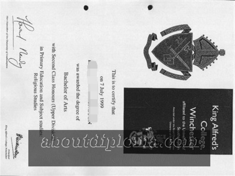The Steps to Buy a Fake King Alfred's College Winchester Degree: A Guide - 专业证书