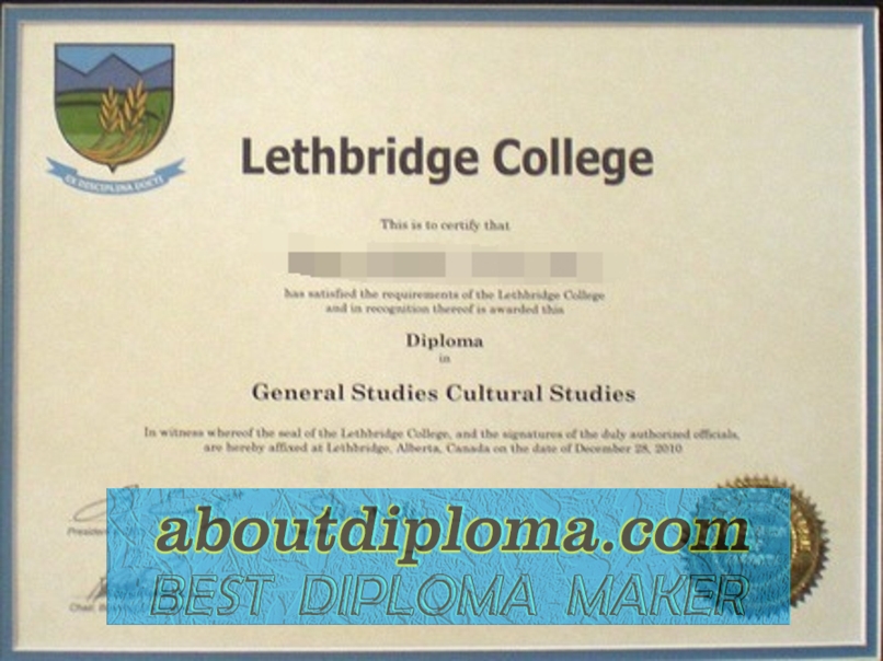 Where to Order a Fake Lethbridge College Degree: A Comprehensive Guide - 专业证书