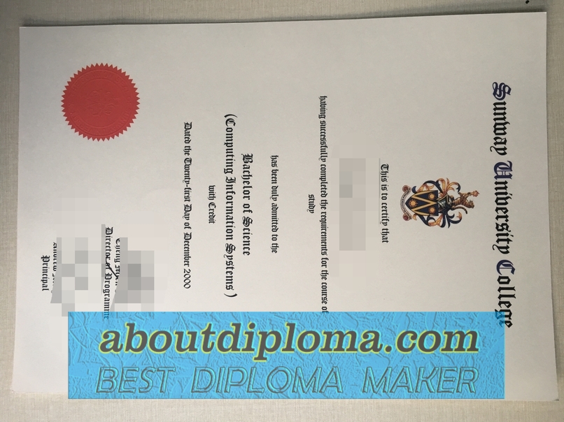 How to Copy a Fake Sunway University Degree: A Step-by-Step Guide - 专业证书