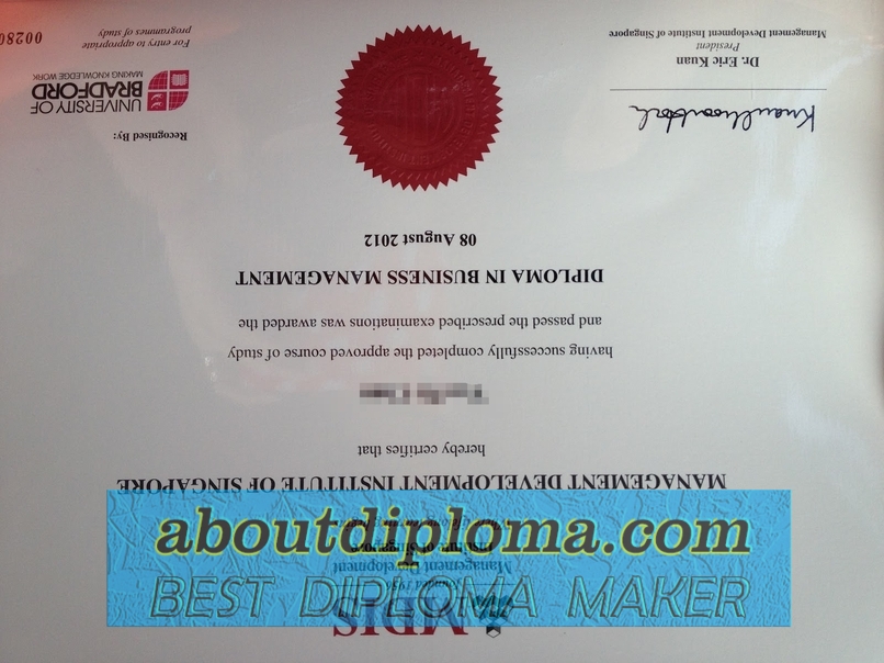 Purchase Phony Management Development Institute of Singapore Diploma: What You Need to Know - 专业证书